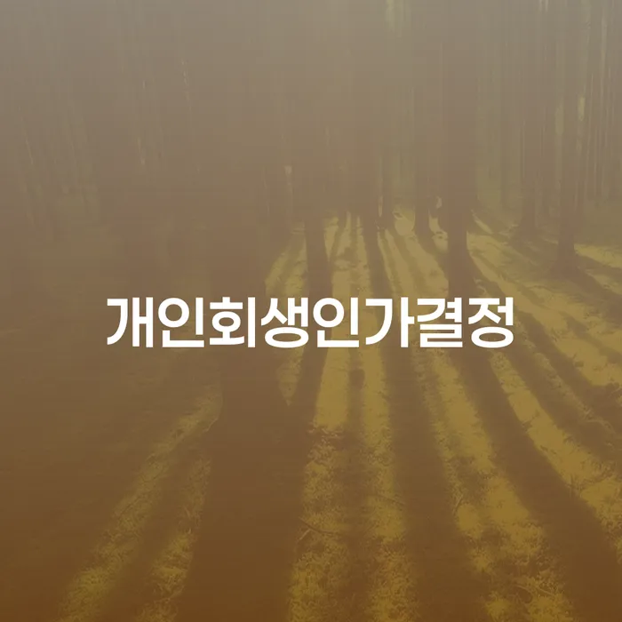 의왕시 개인회생기록 개인회생으로 현명하게 빨리신청해야하는